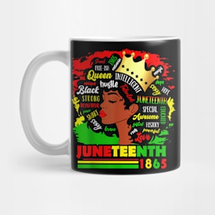 Juneteenth 1865 Pride Celebrate Black Women African American Mug